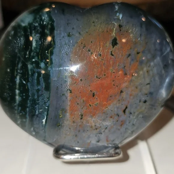 Jasper Heart Super Unique Colors!